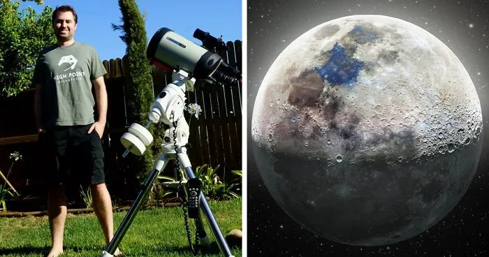 Photographer Captures And Mashes Up Different Moon Phase Photos To Make One Clear Picture