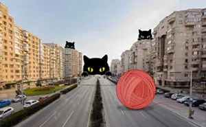 We Gave Local Illustrators Our Pictures Of The Empty City And Asked Them To Add Their Own Touch (24 Pics)