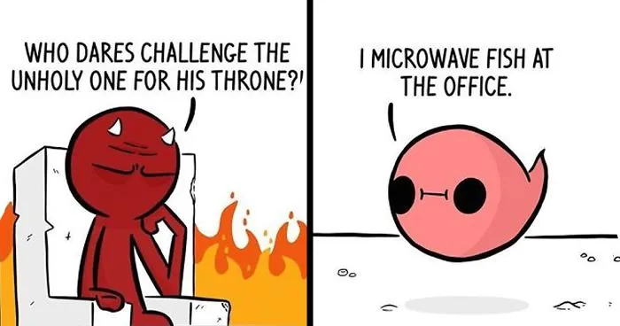 30 Comics About The Afterlife And Death That Differ From The Usual Stereotypes By 'The Immortal Grind'