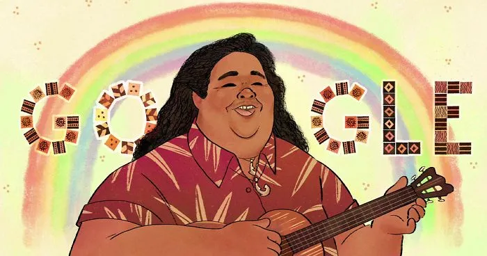Google Doodles A Video Celebrating Hawaiian “Over The Rainbow” Singer IZ’s 61st Birthday