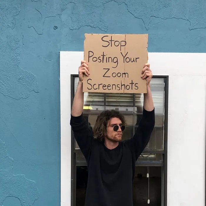 Dejad de publicar capturas de pantalla de Zoom
