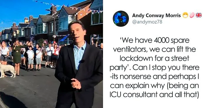 ICU Consultant Takes To Social Media To Explain The Consequences Of Lifting The Lockdown For A Street Party