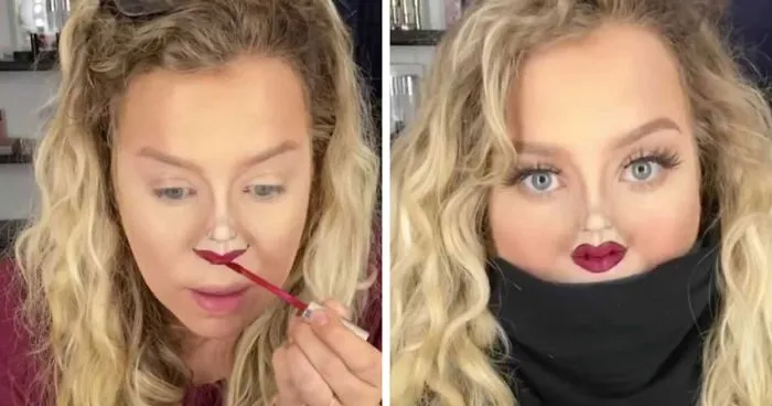 This Tiny Face Challenge Is The Perfect Quarantine Makeup