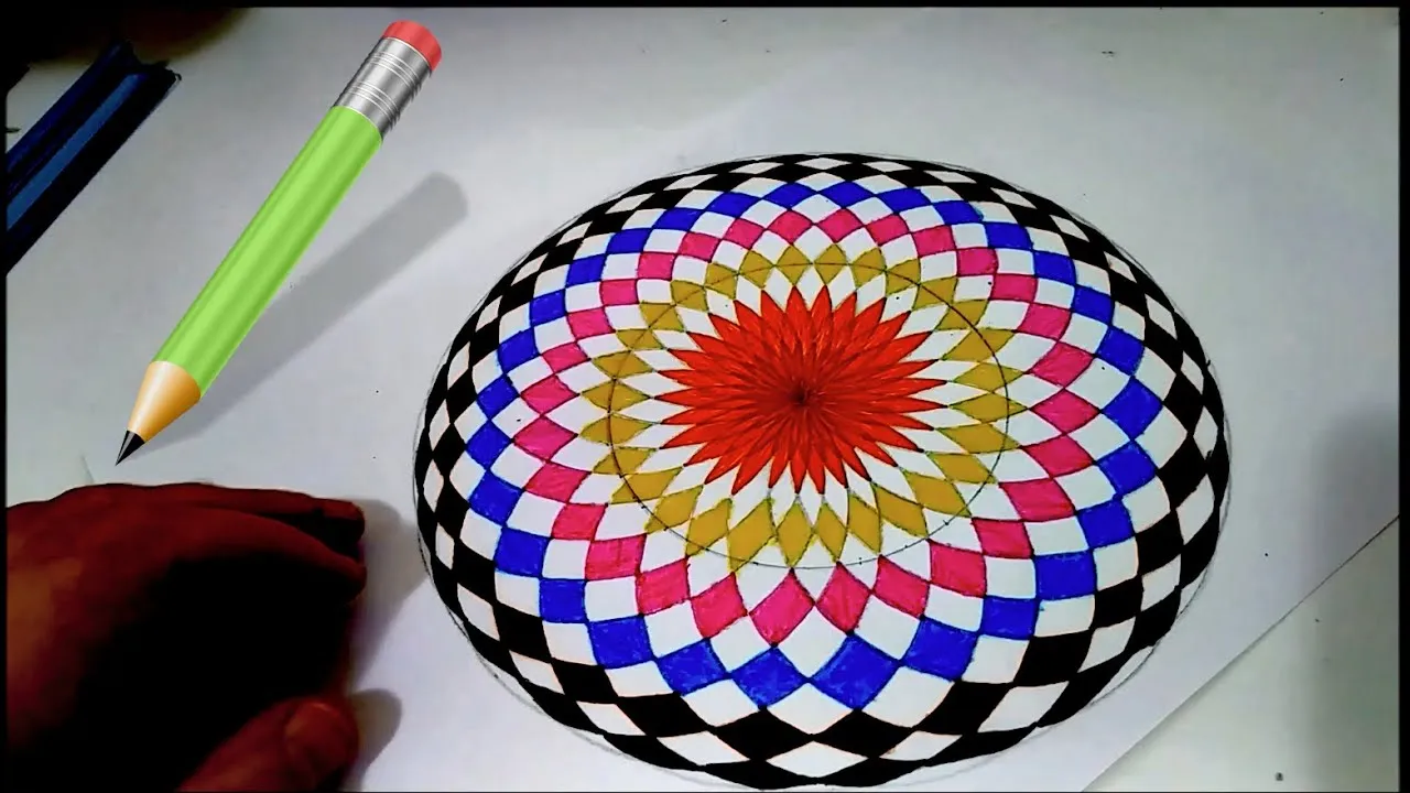 How To Draw Geometric Mandala