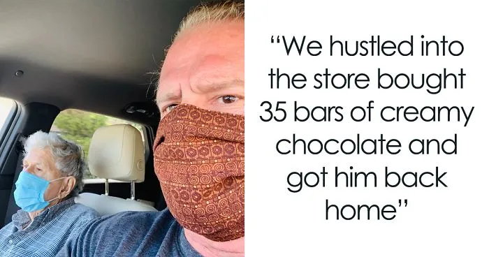 93 Y.O. Man Desperate To Keep Up The Tradition Of Sharing A Hershey's Bar With His Wife Every Night Despite Quarantine Decides To Hitchhike To The Store