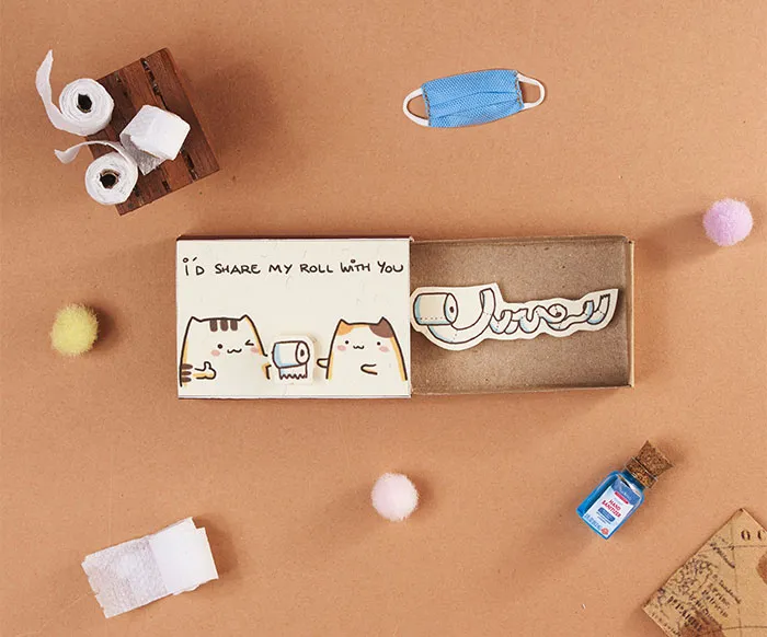 Our 14 Cute Messages Hidden In Matchboxes That We Made During Quarantine