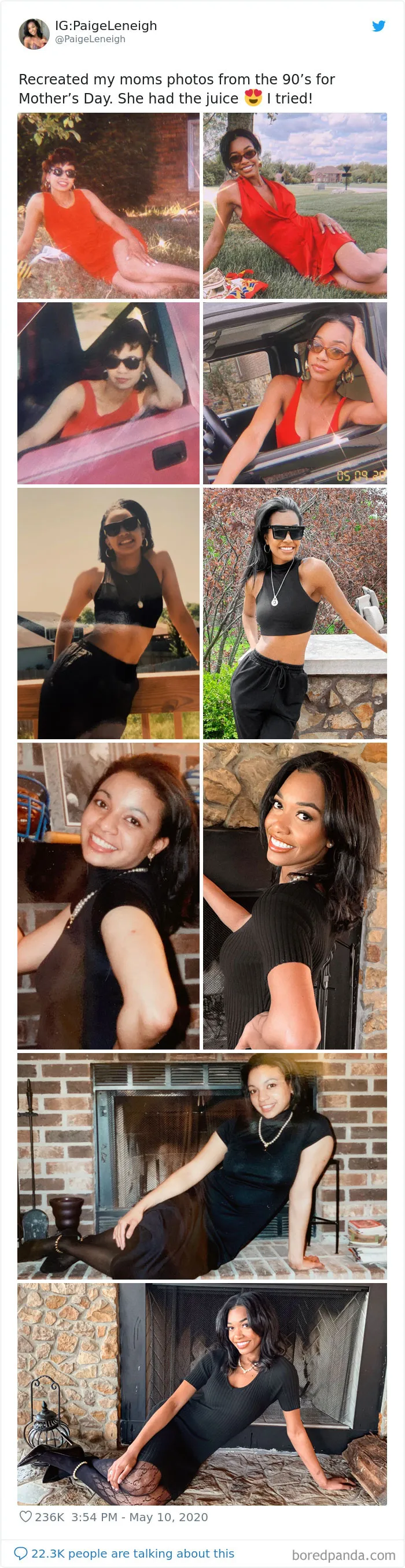 29 Daughters Recreate Their Moms’ Looks For Mother’s Day, And The Resemblance Is Uncanny