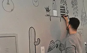 Dad Stops Supporting His Son Because He's Gay, So He Learns How To Draw On Walls To Help Pay The Bills And His Art Goes Viral