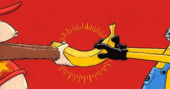 My 9 Illustrations Of Famous Characters Who Both Want The Same Thing
