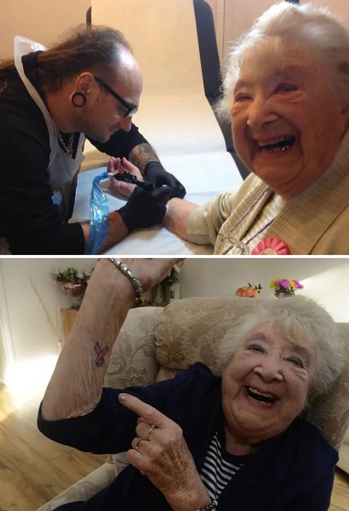 Grandma Gets A Tattoo