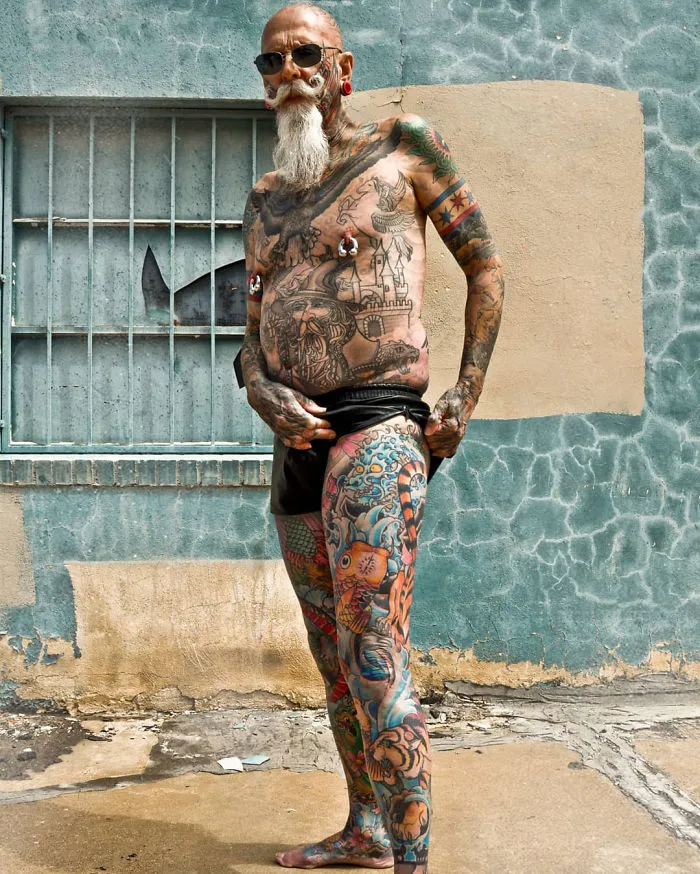 When People Ask What Are You Going To Look Like When Your Older With All The Tattoos? You'll Look Cool