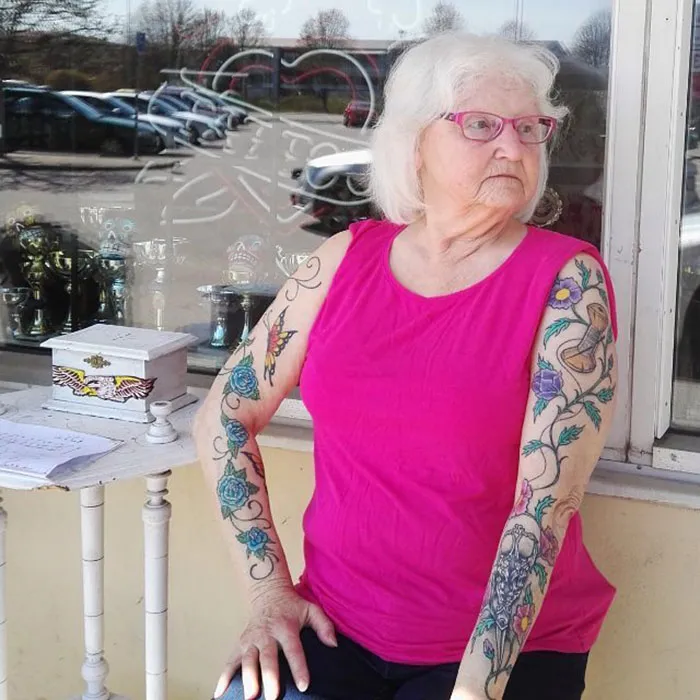 Esta es mi abuela Eva. Espero con ansias ser como ella