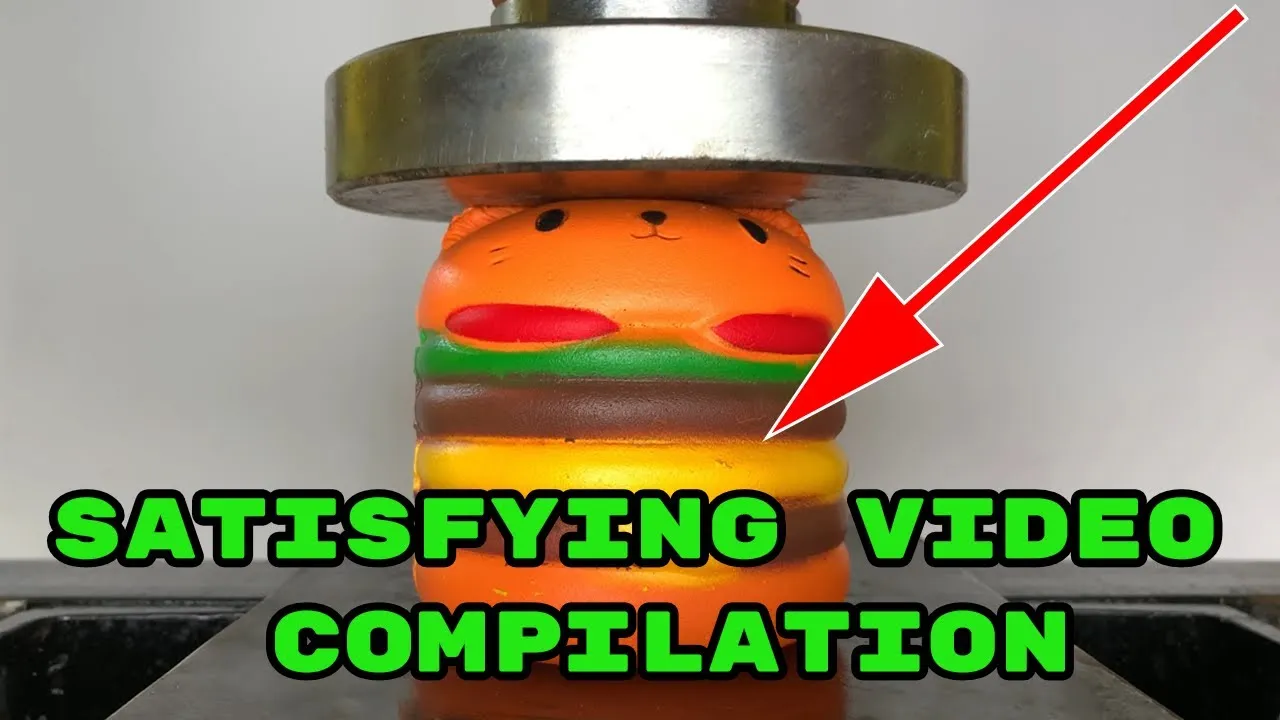 Oddly Satisfying Crushing Things With A Hydraulic Press