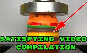 Oddly Satisfying Crushing Things With A Hydraulic Press