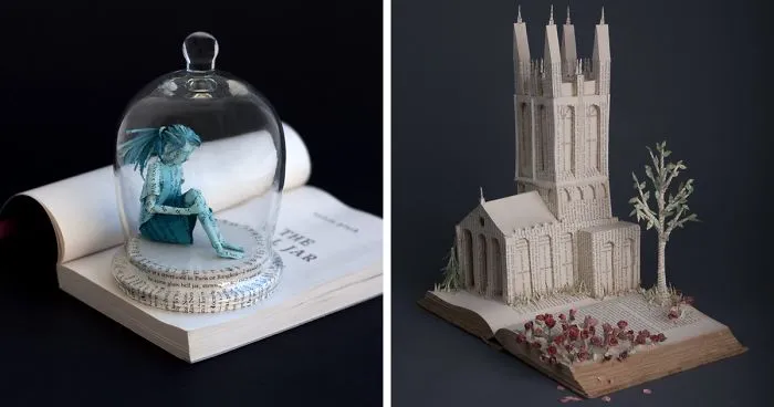 Artist Illustrates The Stories Of Books With Beautifully Crafted Figures (23 Pics)