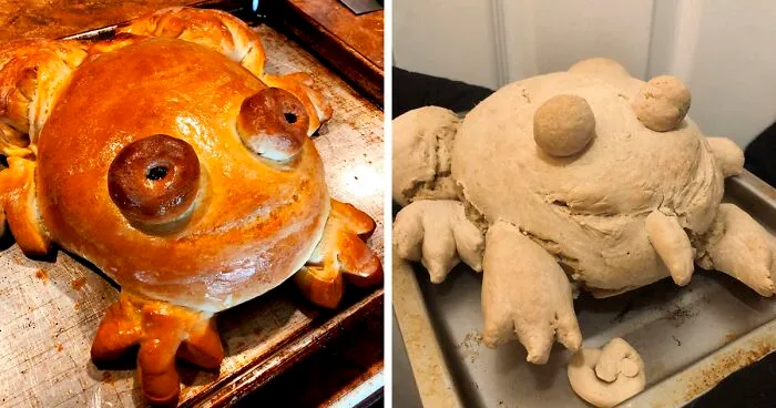 30 People Share Their Attempts At The Latest Trend - Baking Frog Bread