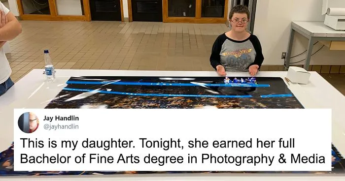 This Dad Couldn’t Be Prouder Of His Daughter With Down Syndrome Who Just Graduated From College