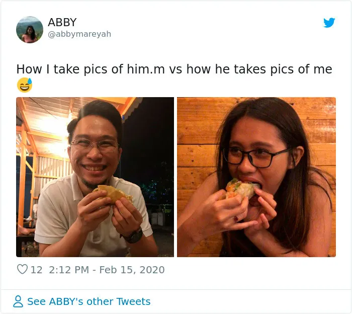 30 Girls Share “Pics I Take Of My Boyfriend Vs. Pics He Takes Of Me” Comparisons (New Pics)