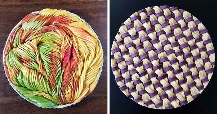 German Baker Shows Before & After Pics Of Pie Crust Designs That Look Too Good To Eat