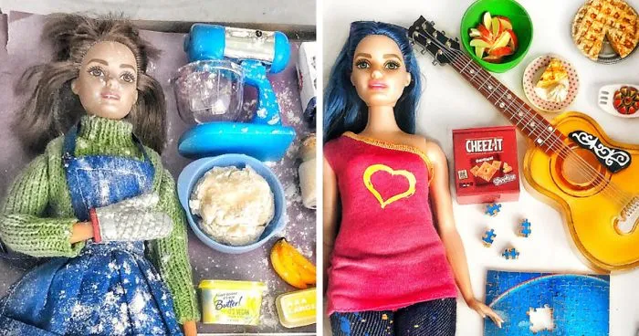 Woman Designs "Realistic" Quarantine-Themed Barbie Dolls And These Look Spot-On