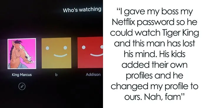 Man Gets Hilariously Trolled After Sharing Netflix Account With His Boss