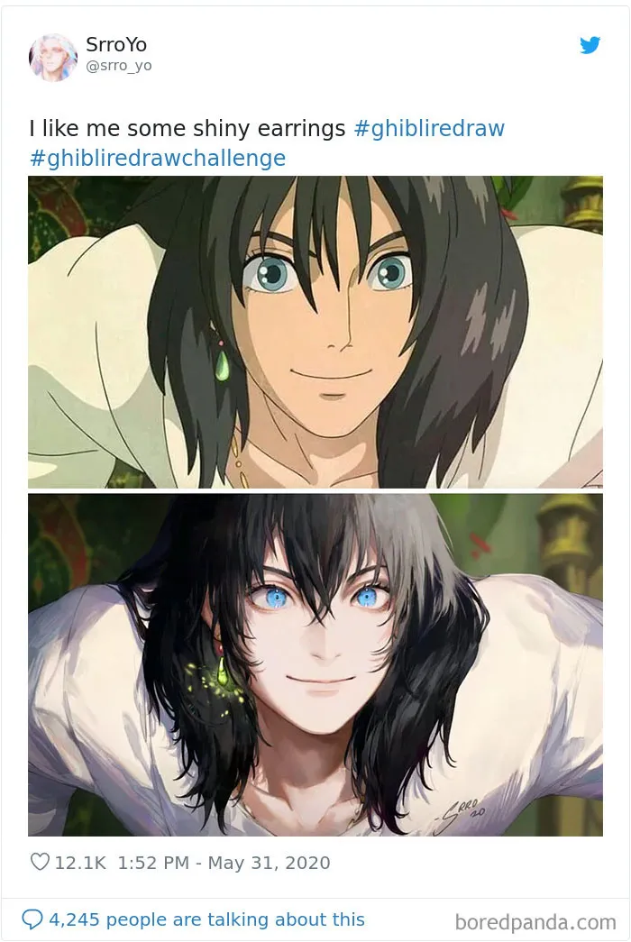 Viral Challenge Has People Redrawing Studio Ghibli Characters In Their Own Style, And Here's 35 Of The Most Impressive Recreations