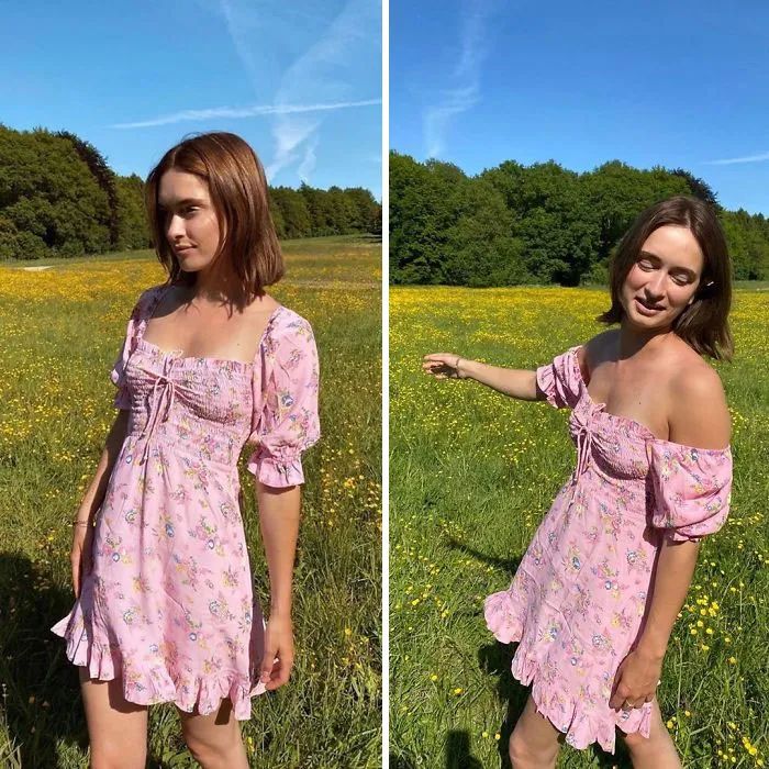 Influencer Continues To Expose The Truth Behind Those 'Perfect' Instagram Photos With More Side-By-Side Pics
