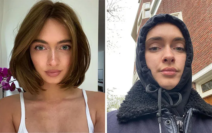 Influencer Continues To Expose The Truth Behind Those 'Perfect' Instagram Photos With More Side-By-Side Pics