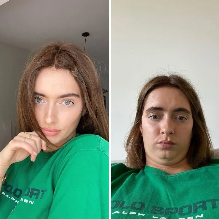 Influencer Continues To Expose The Truth Behind Those 'Perfect' Instagram Photos With More Side-By-Side Pics