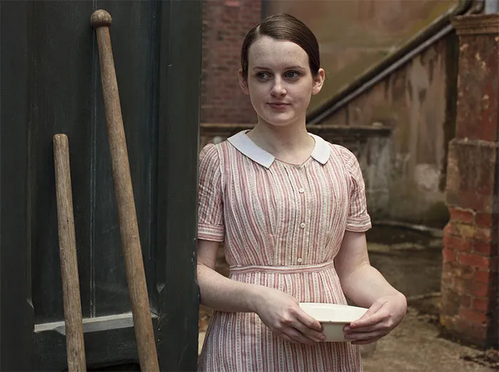 Sophie Mcshera Plays The Young Kitchen Maid Daisy In "Downton Abbey"  While Being 35-Years-Old