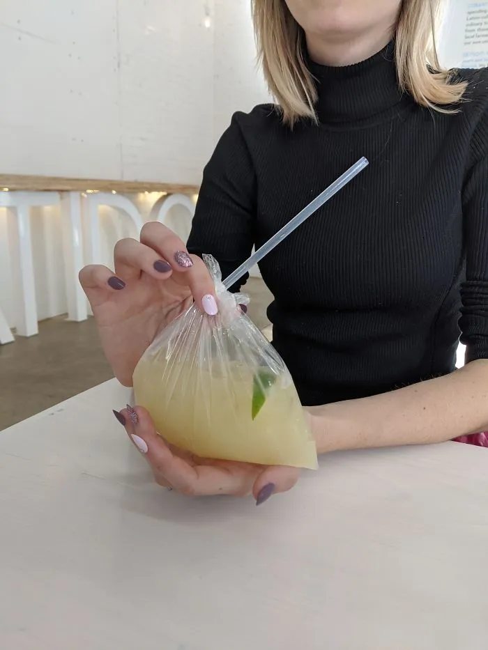 Not A Plate, But An Actual Glass Would Be Nice