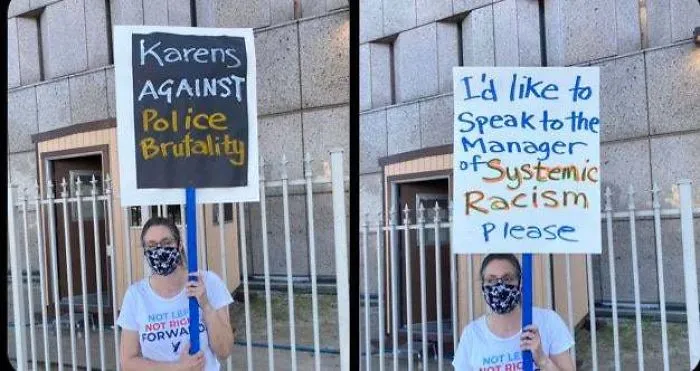 Las Karens haciendo su parte para detener la violencia