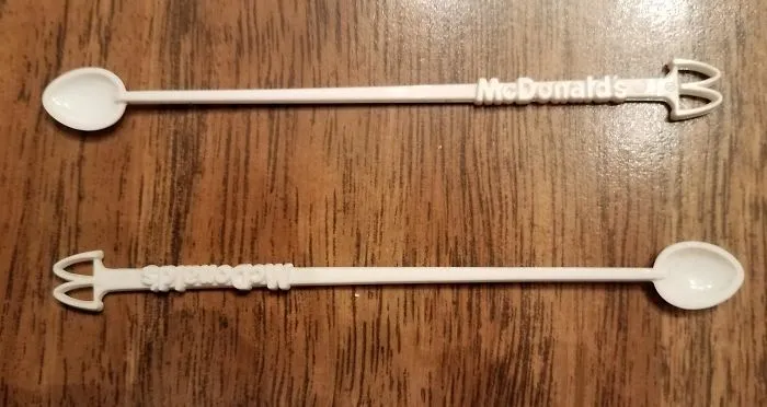 I See Your McDonald's Ashtray And Raise You My McDonald's Coke Spoons, Er, Coffee Stirrers