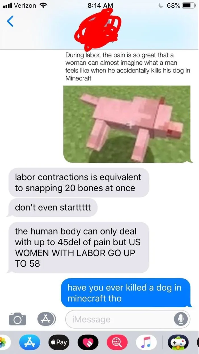Women Don’t Know The Pain