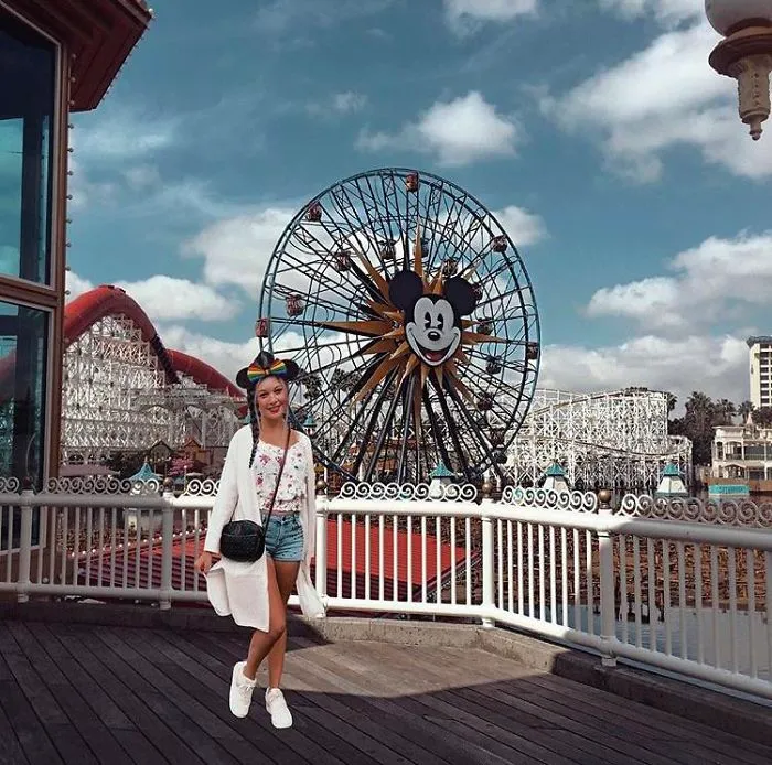 Tiene una cuenta de temática Disney para sus "viajes"