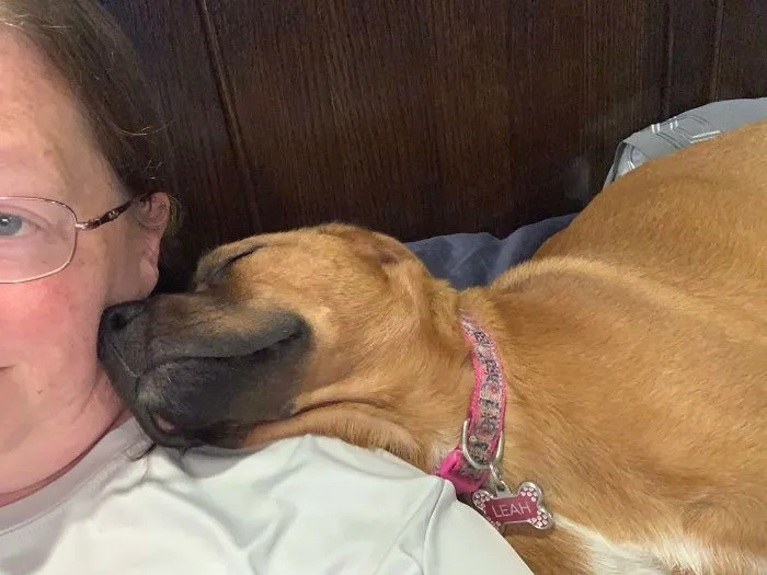 cuando la adopté me preocupaba que no fuera feliz. Me parece que lo es