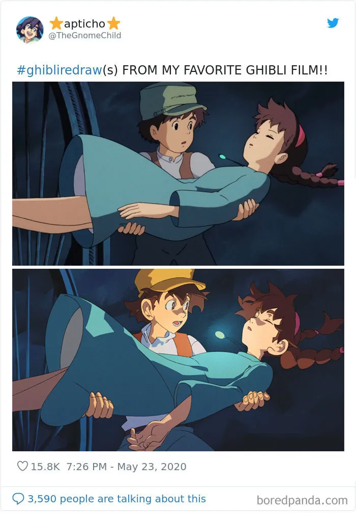 Viral Challenge Has People Redrawing Studio Ghibli Characters In Their Own Style, And Here's 35 Of The Most Impressive Recreations