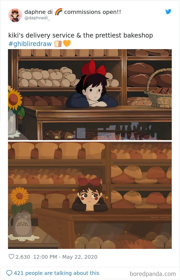 Viral Challenge Has People Redrawing Studio Ghibli Characters In Their Own Style, And Here's 35 Of The Most Impressive Recreations