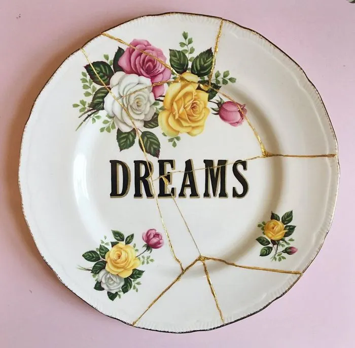 Thrifted Vintage Plates Made Irreverent With Typography By Marie-Claude Marquis (62 Pics)