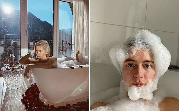 Influencer Continues To Expose The Truth Behind Those 'Perfect' Instagram Photos With More Side-By-Side Pics