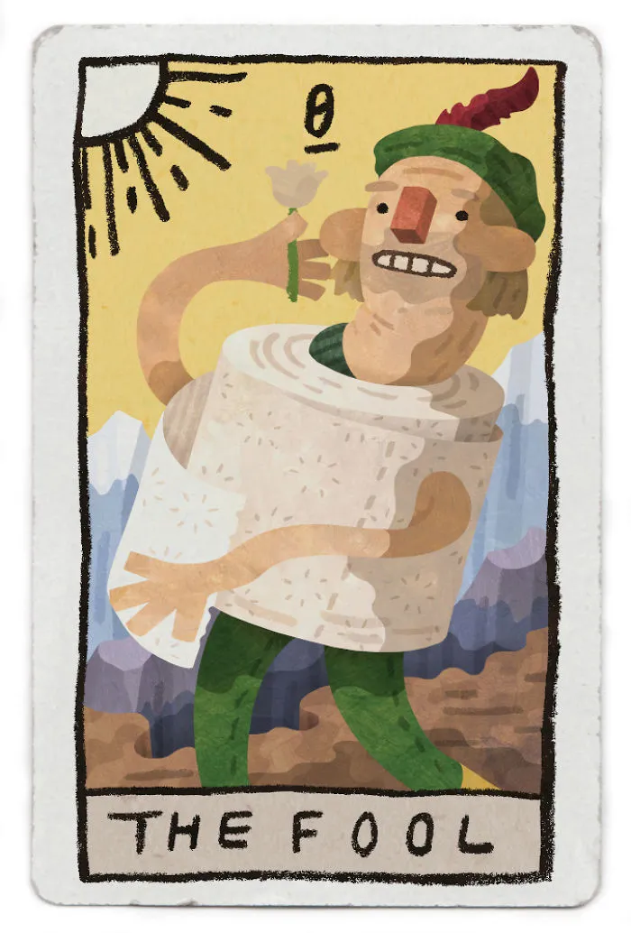 The Fool - Stockpiling His Toilet Paper Like A Precious Resource