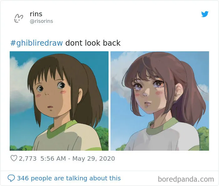 Viral Challenge Has People Redrawing Studio Ghibli Characters In Their Own Style, And Here's 35 Of The Most Impressive Recreations