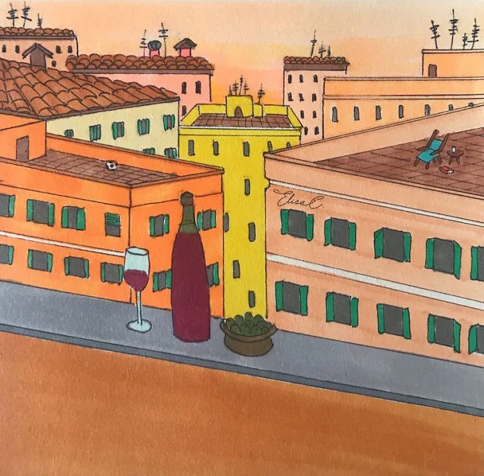 I Illustrate The Daily Life Of My Cat And Me During The Lockdown In Rome (48 Pics)