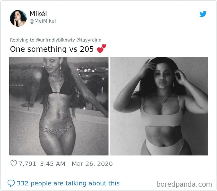 35 Before And After Weight Gain Pics That Women Posted To Celebrate Self-Love