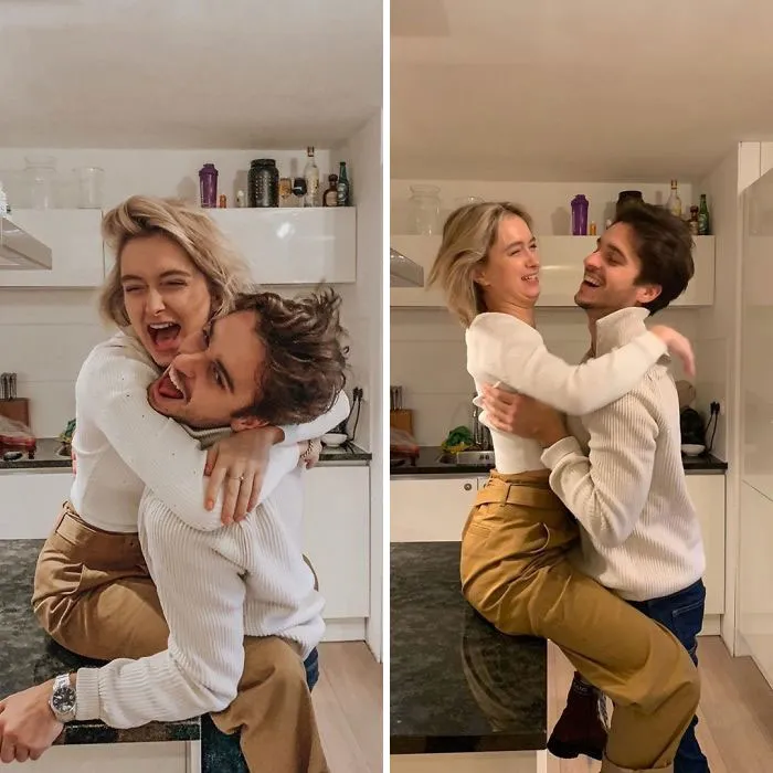 Influencer Continues To Expose The Truth Behind Those 'Perfect' Instagram Photos With More Side-By-Side Pics