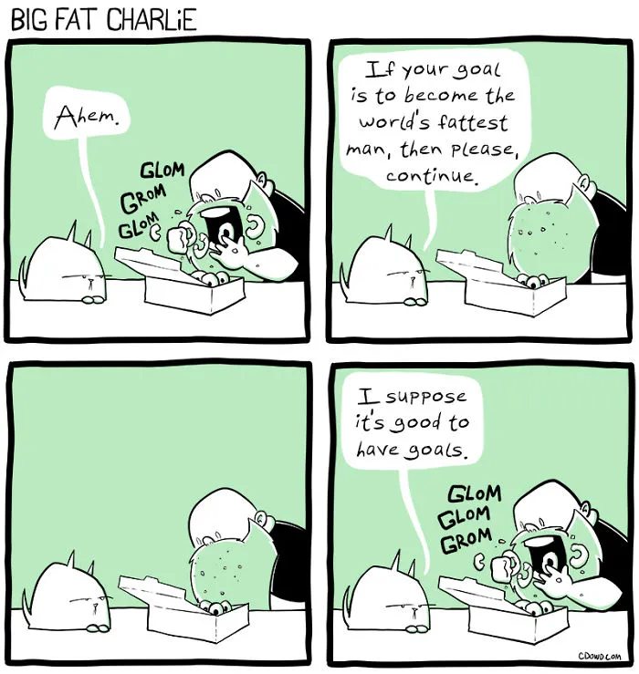 My 40 Fun Comics About My Daily Struggles As A Fat Man
