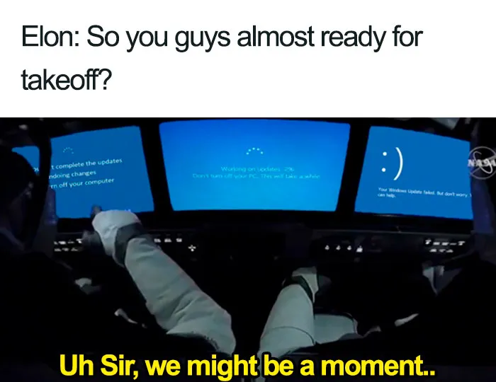25 Funny Memes And Posts In Response To The SpaceX Launch
