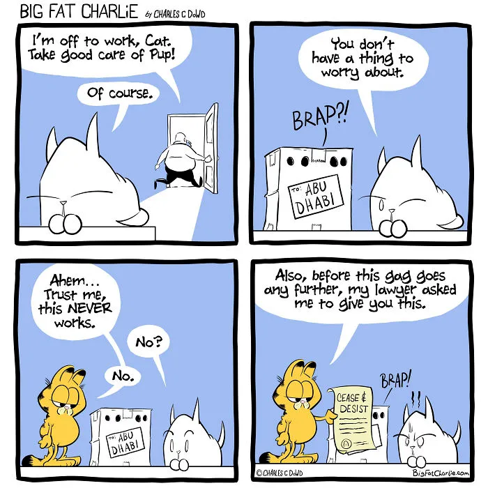 My 40 Fun Comics About My Daily Struggles As A Fat Man