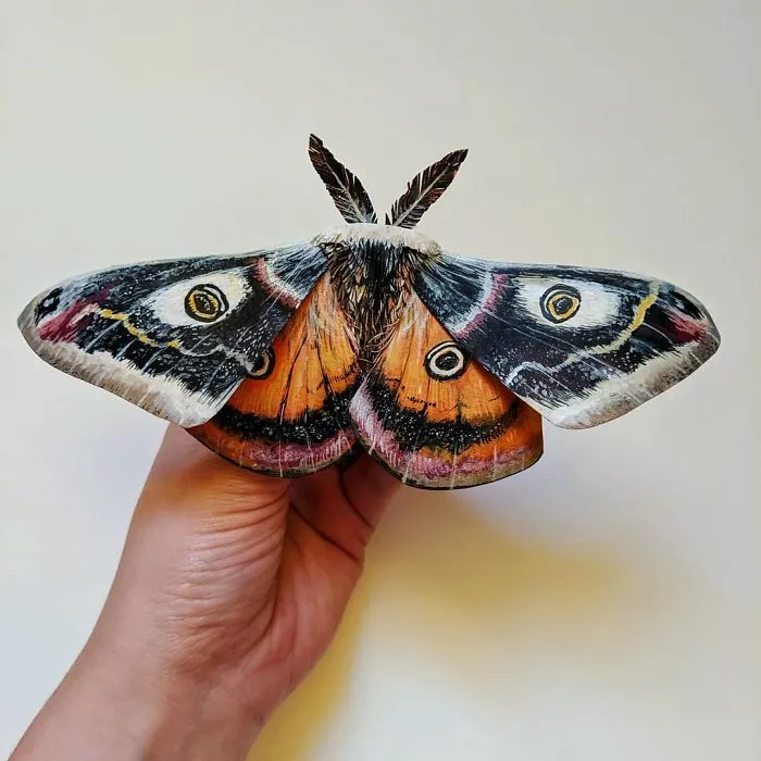 21 Gorgeous Paper Sculptures Of Butterflies And Beetles By Kerilynn Wilson