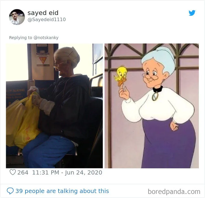 People Post What Cartoon 'Celebrity' Is Their Doppelganger And Here Are 30 Of The Best Ones